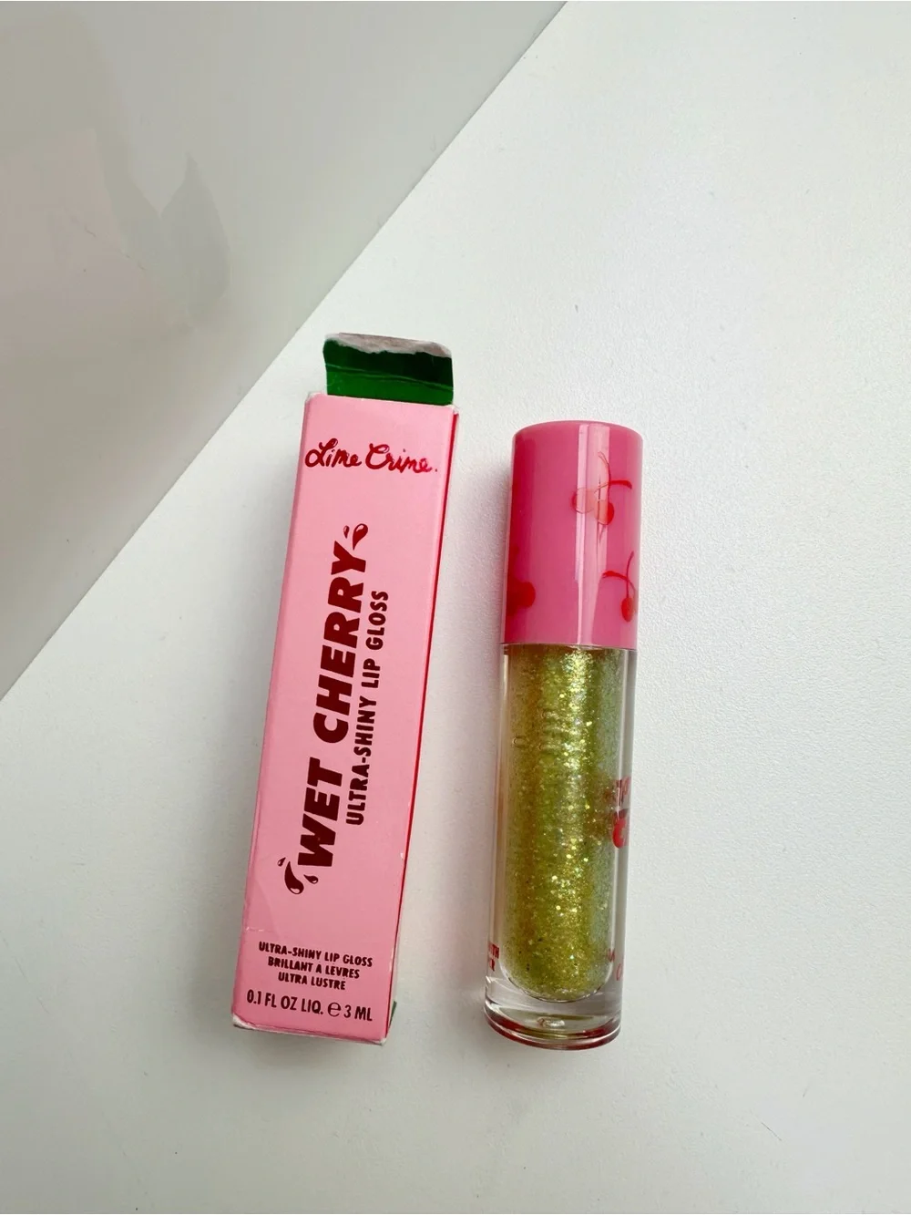 Lime Crime Wet Cherry Lip Gloss Cherry Slime Full Size Discontinued NIB